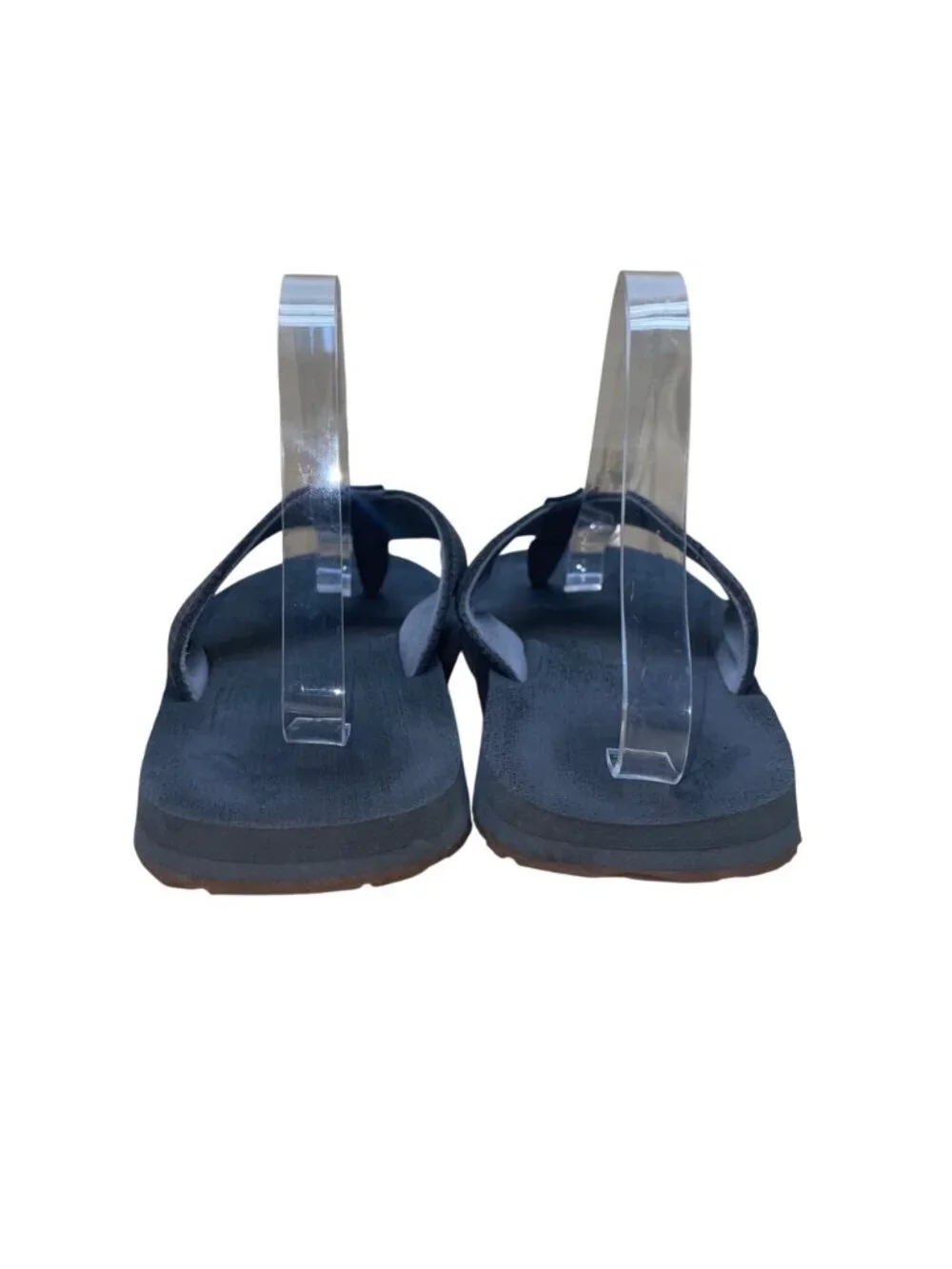 Grundéns Men’s Gray Foam Perforated Straps SeaDek Deckhand Flip-Flops Size 9